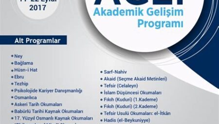 Akademik Personelin Mesleki Gelişim Programları