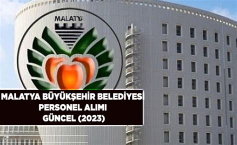 Malatya Büyükşehir Belediyesi Çevre Mühendisi Alımı