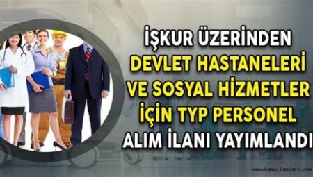 Devlet Hastaneleri Personel Alım İlanları