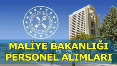 Hazine ve Maliye Bakanlığı Personel Alım İlanları