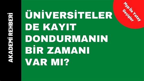 Üniversitelerde Kadro Dondurma Tartışmaları